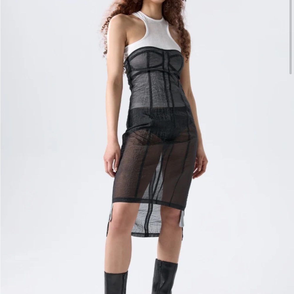 Black sheer Miista Watson in size S or 2-4